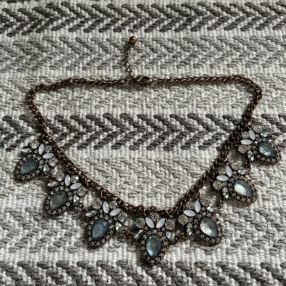 GORGEOUS Labradorite Crystal Moonstone Necklace